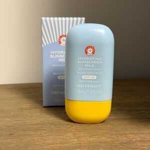 Brand New First Aid Beauty Hydrating Sunscreen Milk SPF 45